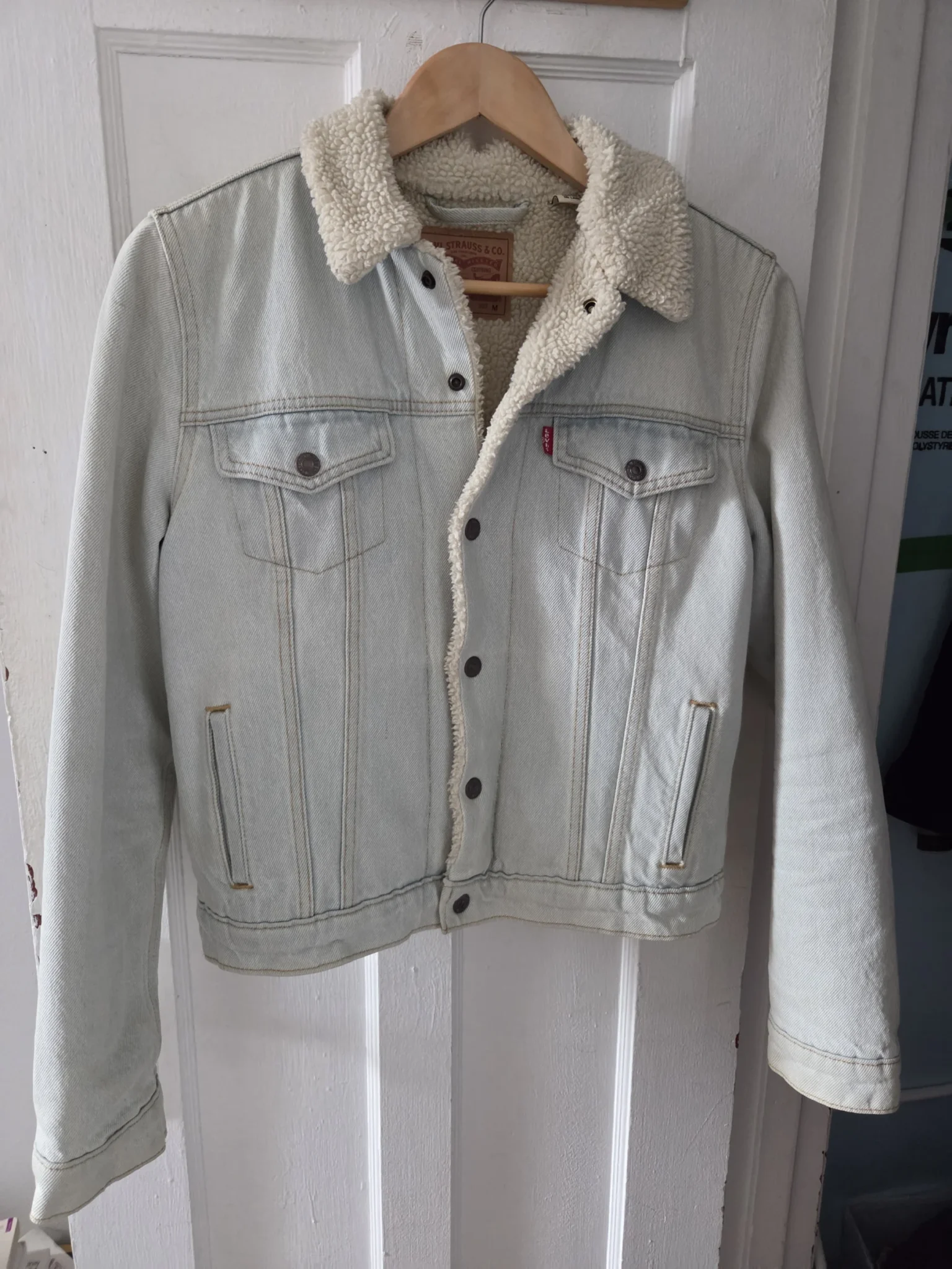 Featured image for Trucker Original sherpa lined denim jacket by Levi's