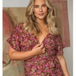 Thumbnail for Floral wrap dress by Dailystory