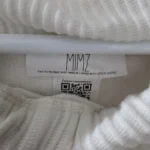 Thumbnail for Ribbed jumper with wide collar