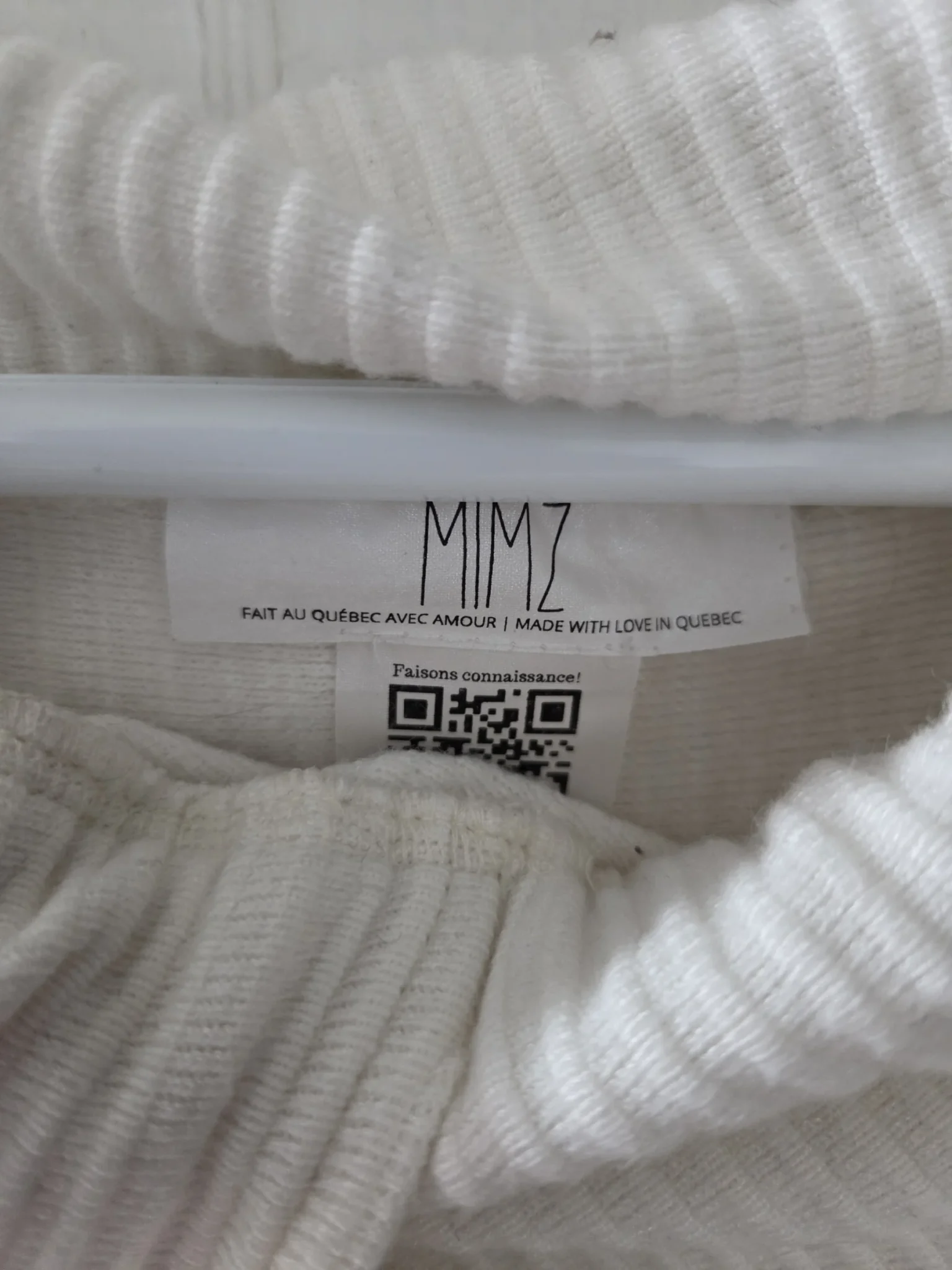 Image for Ribbed jumper with wide collar