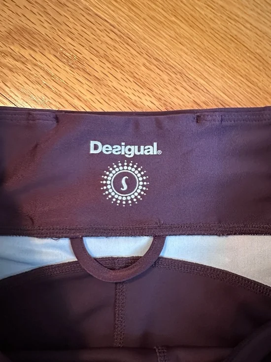 Image for Desigual patterned burgundy sports leggings