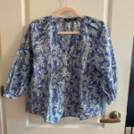 Featured thumbnail for Blouse légère à motifs Zara