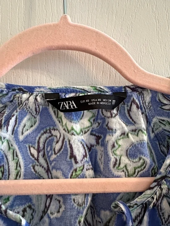 Image for Blouse légère à motifs Zara