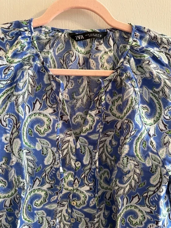 Image for Blouse légère à motifs Zara