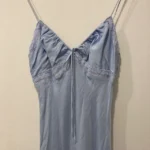 Thumbnail for Robe Longue Bleue à Dentelle Princess Polly Emily Blue Maxi Dress with Tie Fastening & Lace Details