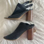 Featured thumbnail for Leather high-heeled sandals