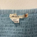 Thumbnail for Haut Camisole Bleue Dentelle Blanche Kimchi Blue White Lace Bustier Cami Top