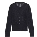 Featured thumbnail for Gilet pointelle laine et alpaca - Neuf avec étiquette
