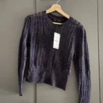 Thumbnail for Gilet pointelle laine et alpaca - Neuf avec étiquette