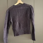 Thumbnail for Gilet pointelle laine et alpaca - Neuf avec étiquette