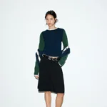 Thumbnail for Green and navy wool jumper - Brand new with label