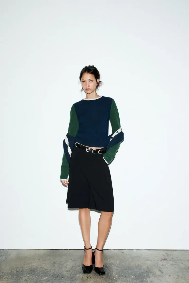 Image for Green and navy wool jumper - Brand new with label
