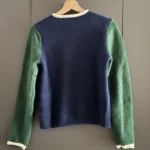Thumbnail for Green and navy wool jumper - Brand new with label