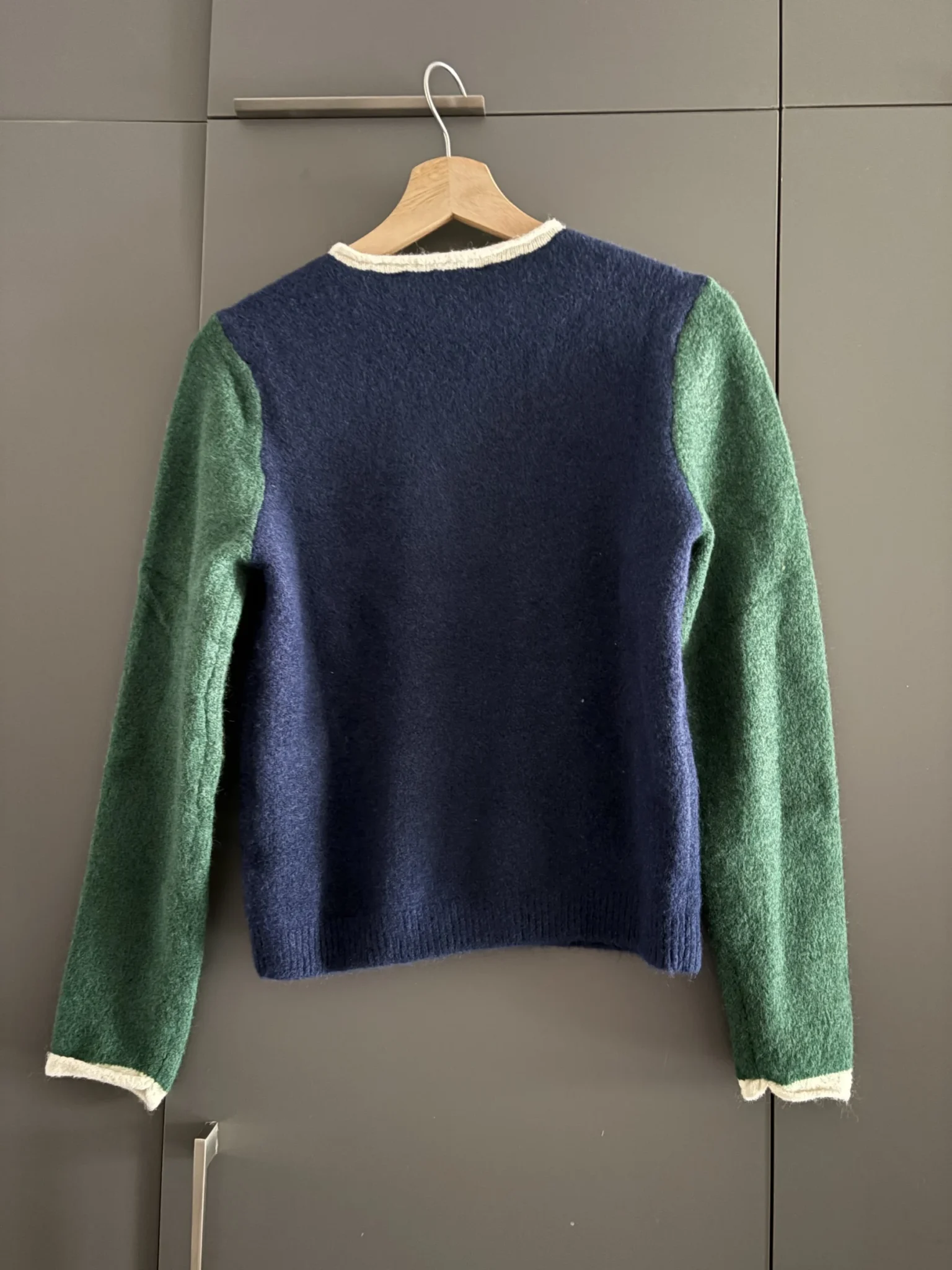 Image for Green and navy wool jumper - Brand new with label