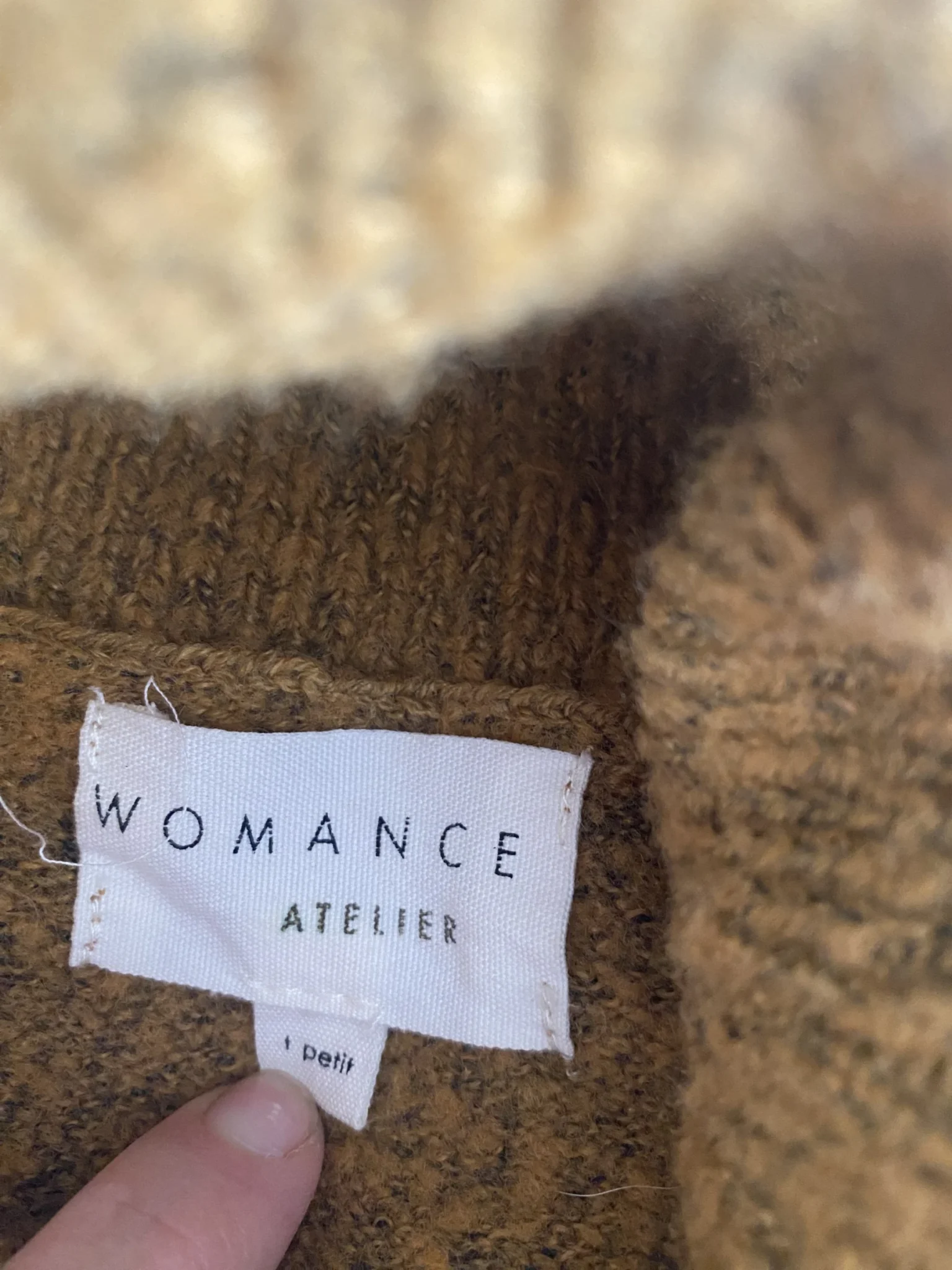 Image for Knitted turtleneck dress