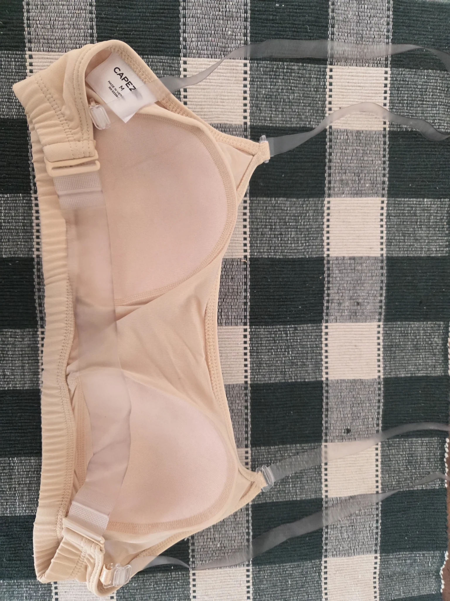 Image for BraTek Capezio translucent back