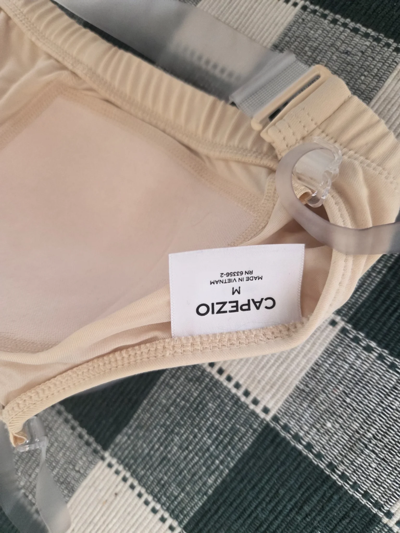 Image for BraTek Capezio translucent back