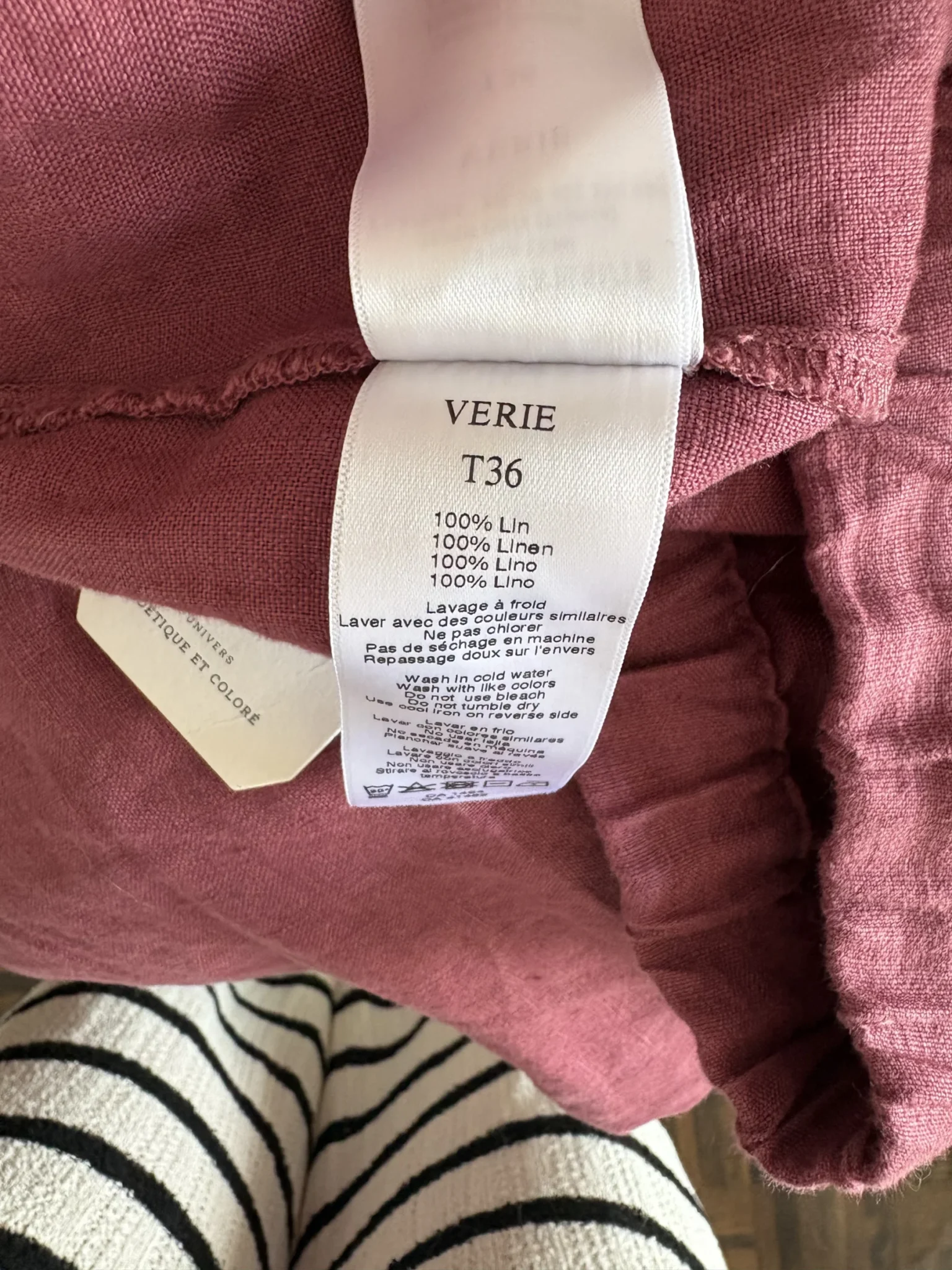 Image for Pantalons en lin Des petits hauts