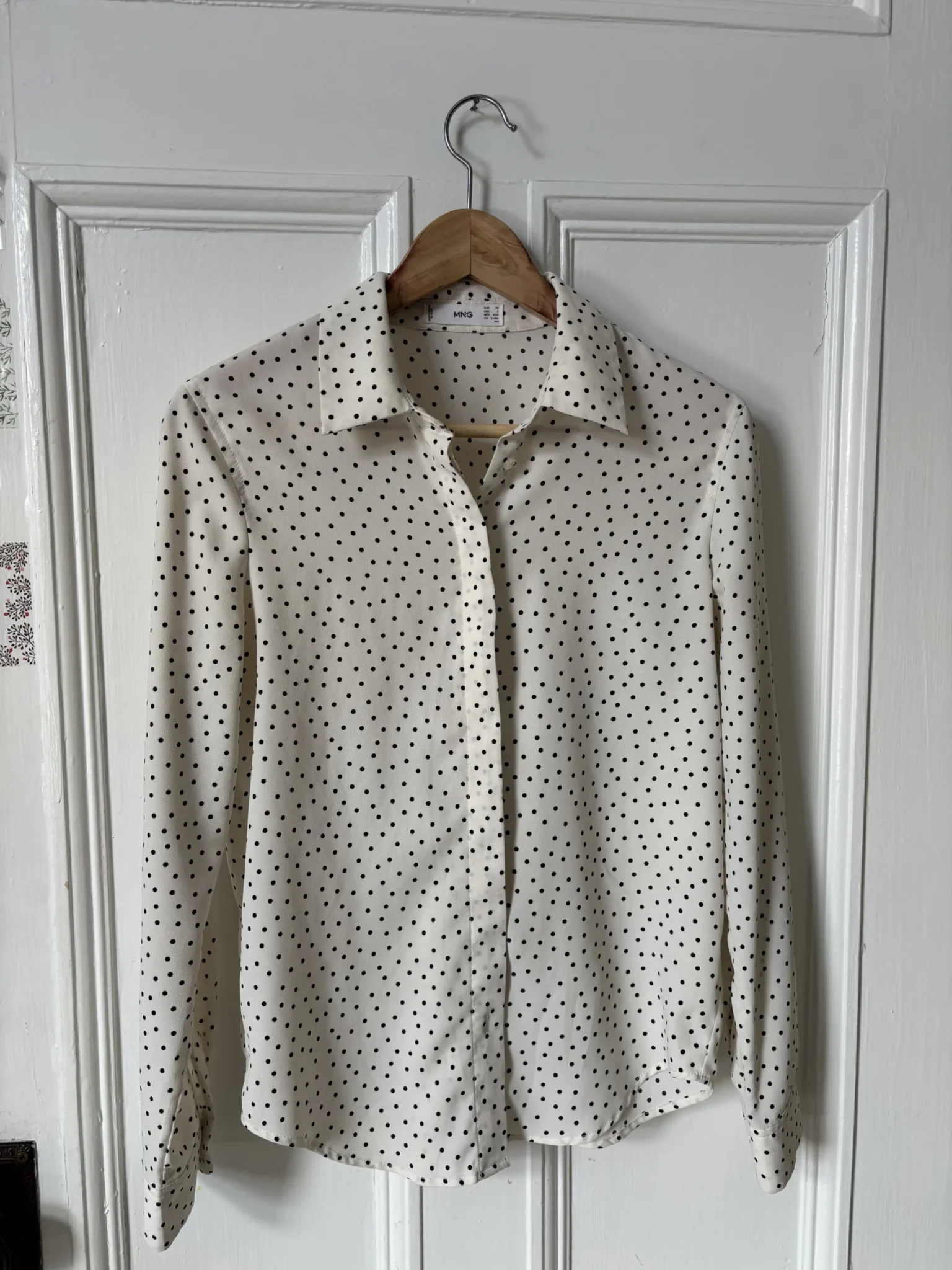 Image for Mango polka dot shirt
