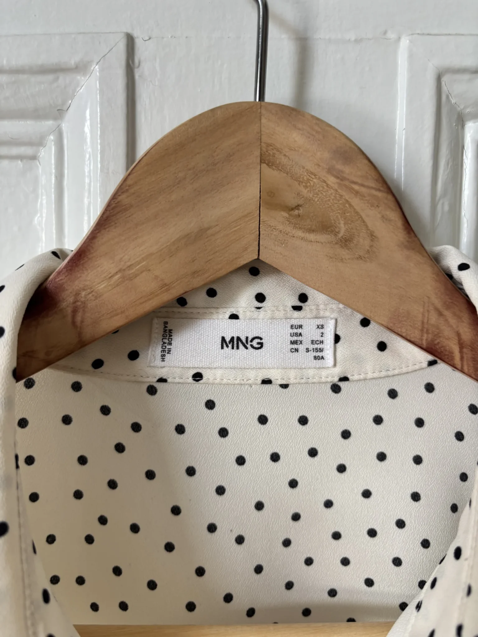Image for Mango polka dot shirt