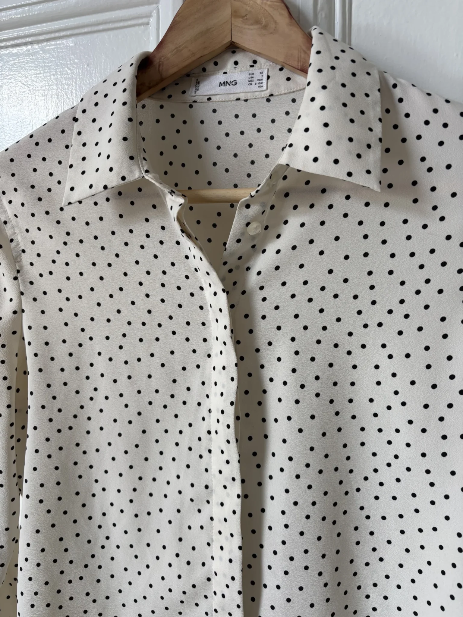 Image for Mango polka dot shirt