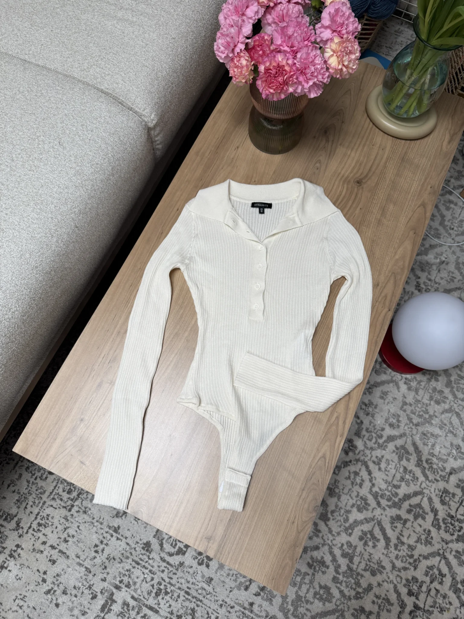 Featured image for Bodysuit à manches longues