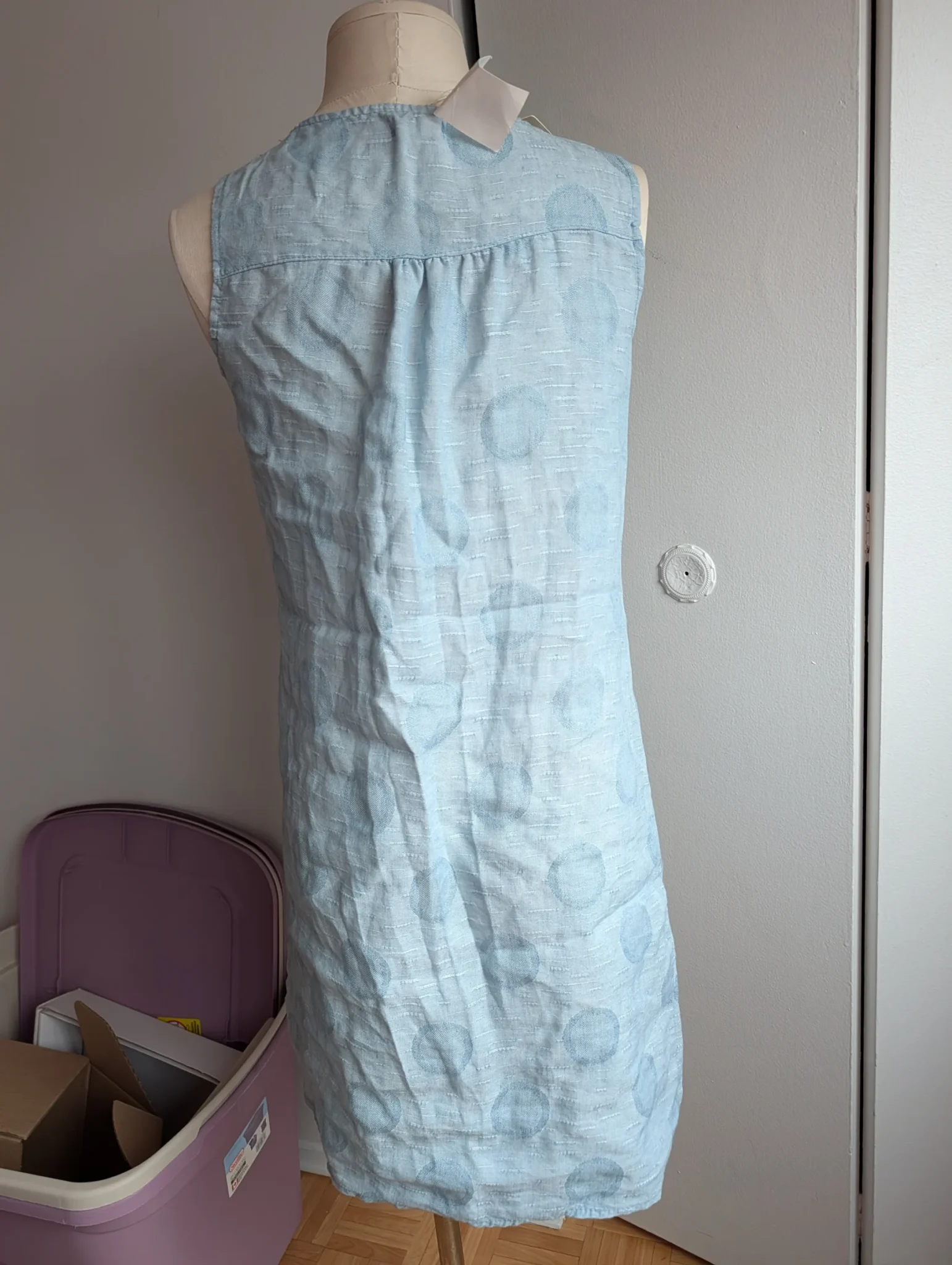 Image for Linen dress Lina Tomei