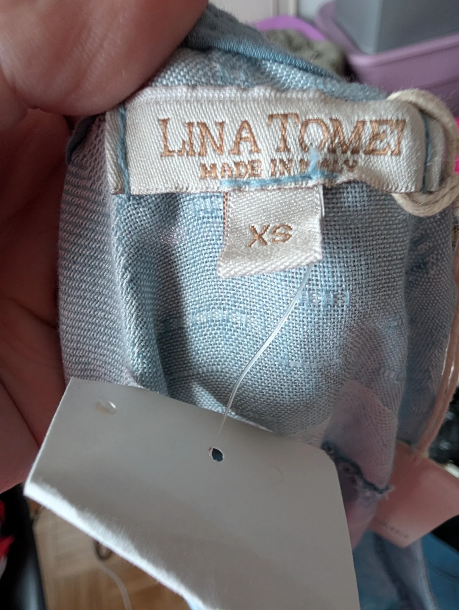 Image for Linen dress Lina Tomei