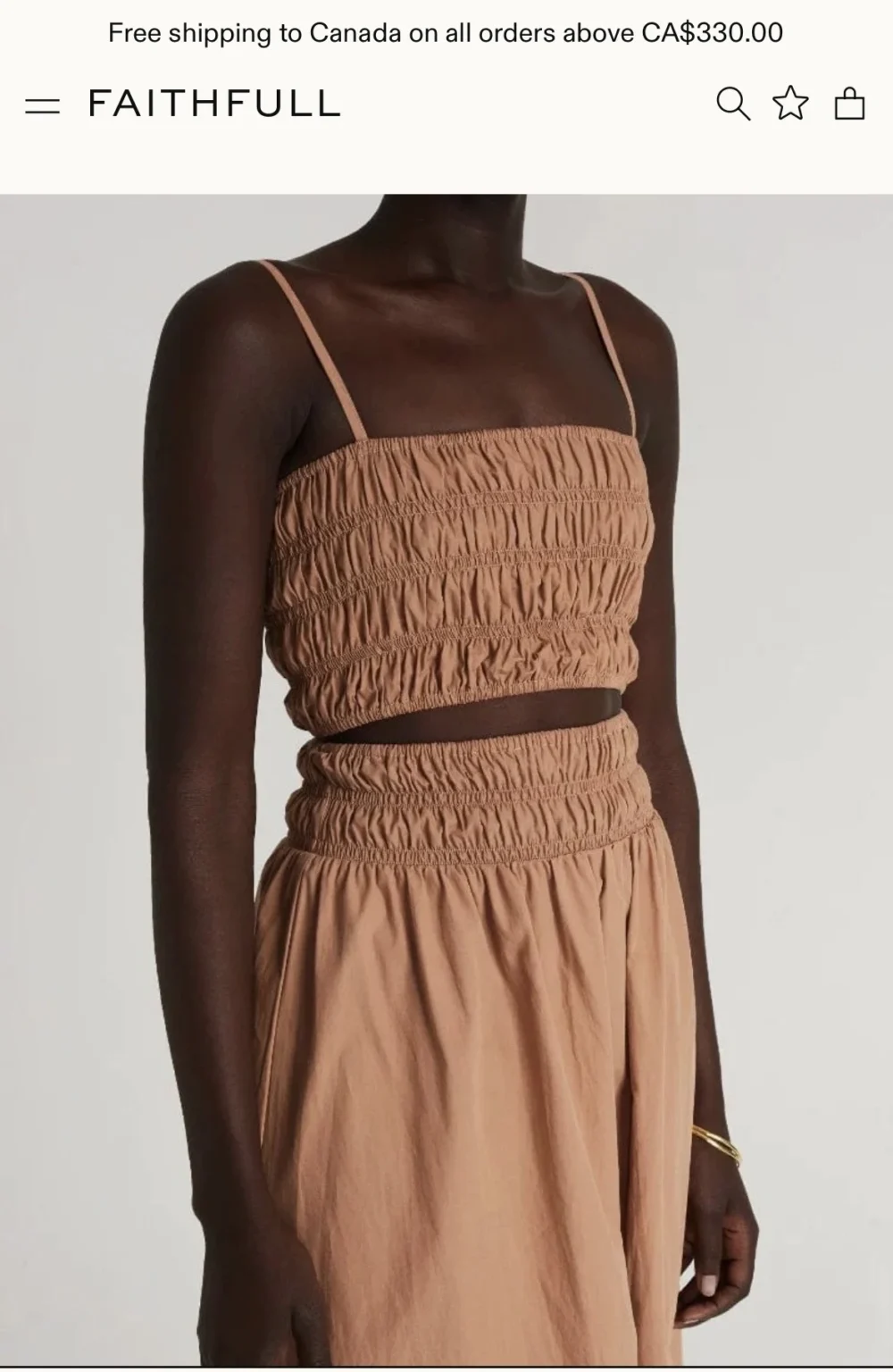 Image for Camisole Faithfull the brand XS/taille 2