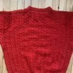 Thumbnail for Handmade red jumper size S/M