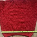 Thumbnail for Handmade red jumper size S/M
