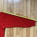 Thumbnail for Handmade red jumper size S/M