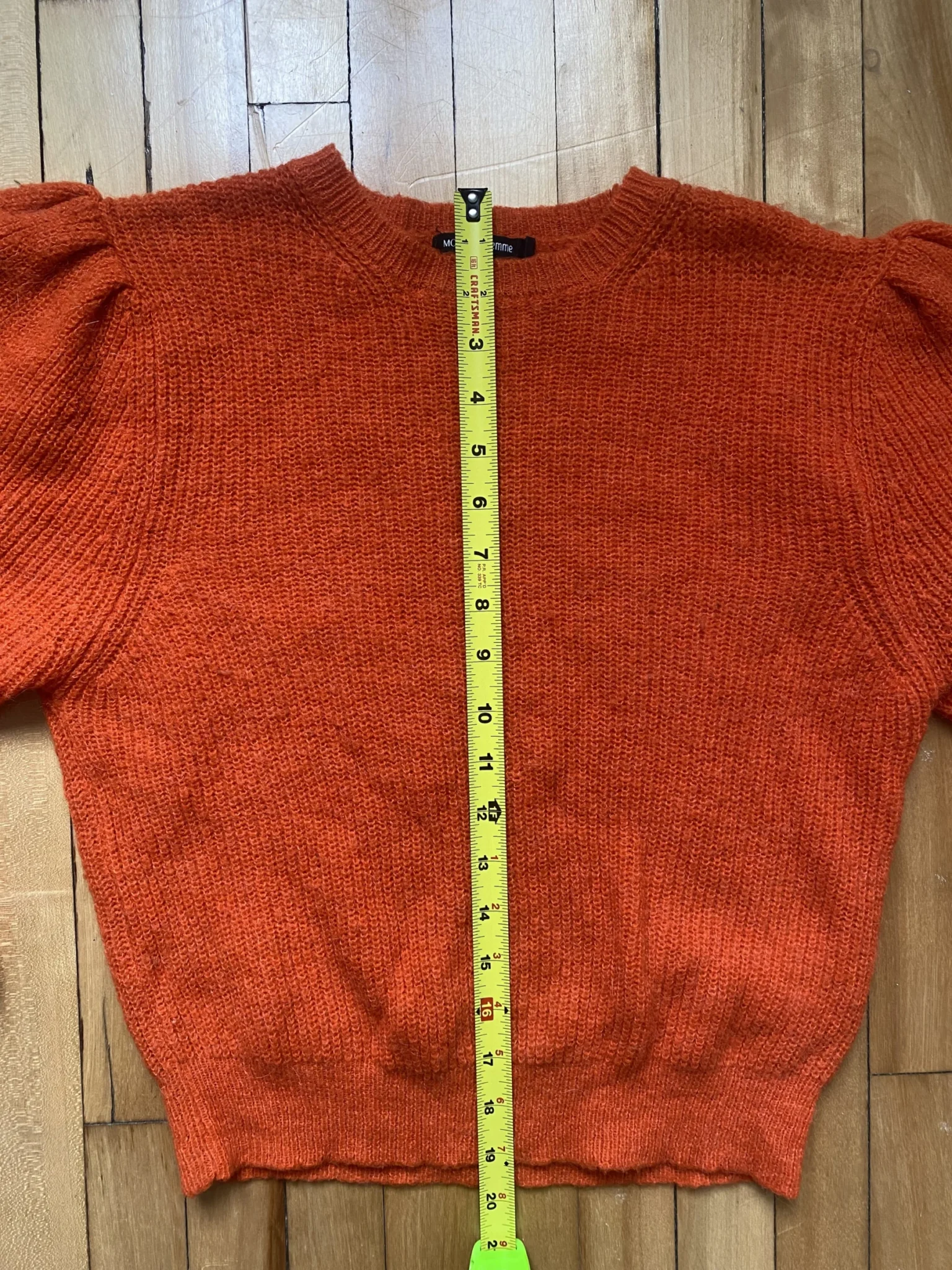Image for Monoprix balloon sleeve jumper made in Italy