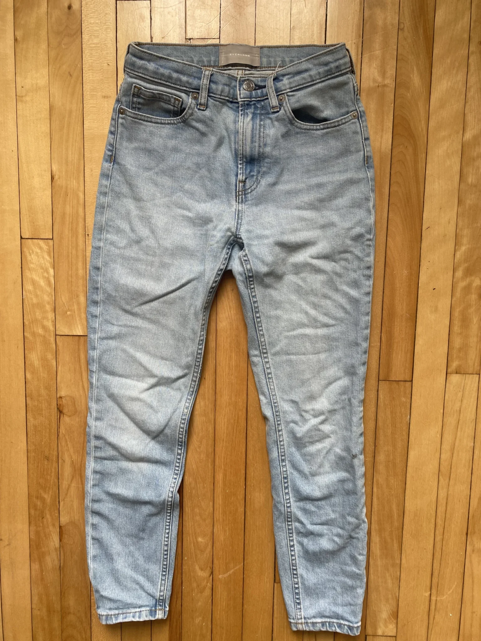 Image for Everlane light straight jeans