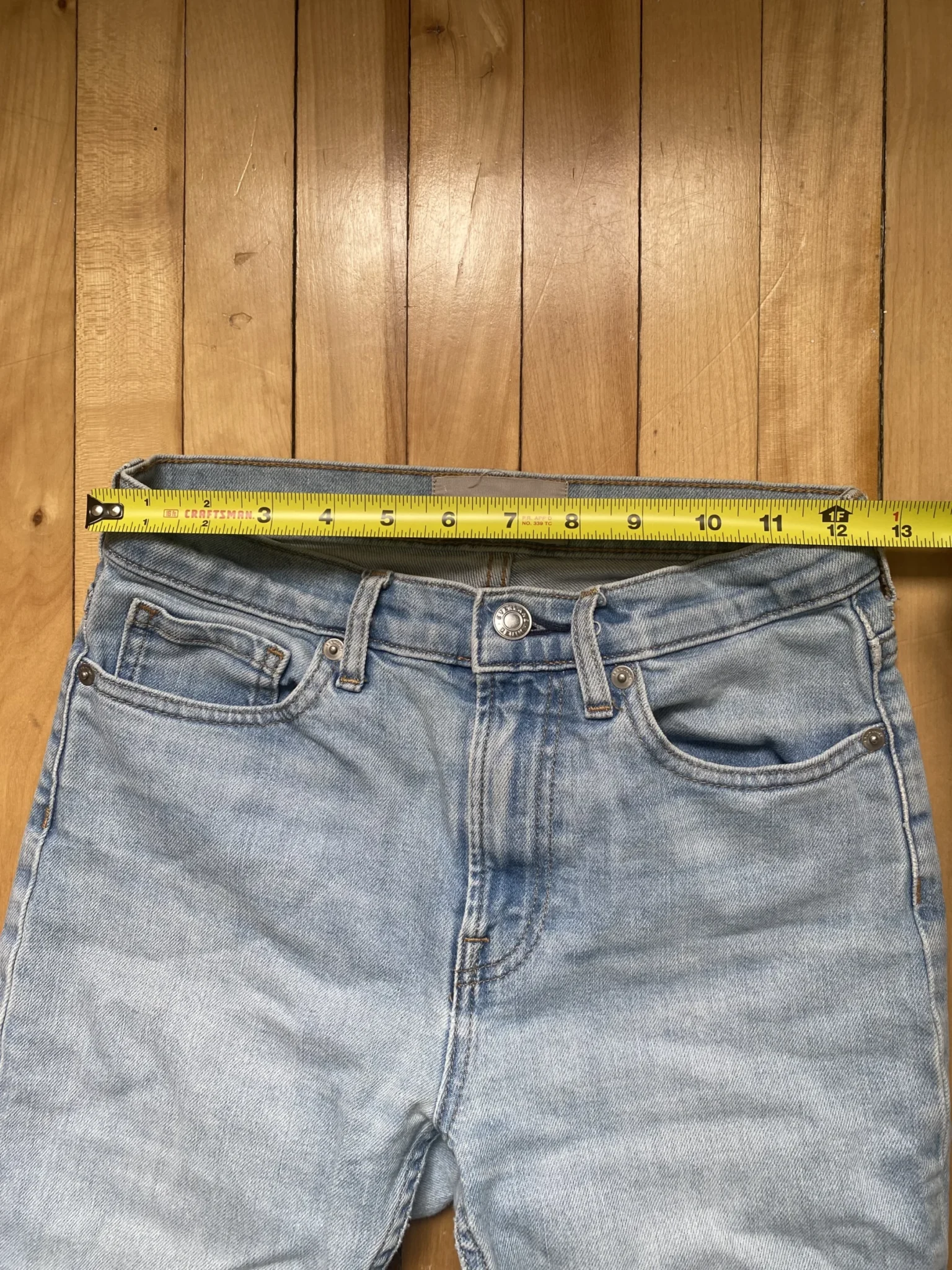 Image for Everlane light straight jeans