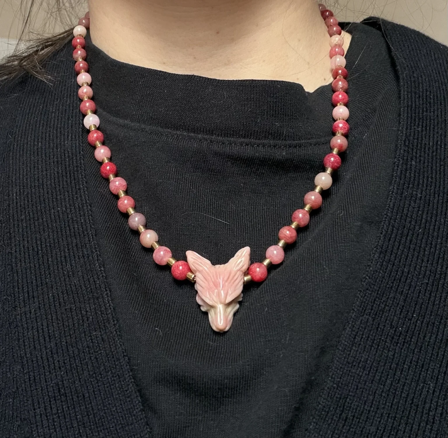 Featured image for Semi precious pearl necklace