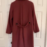 Thumbnail for Zara pink long winter coat