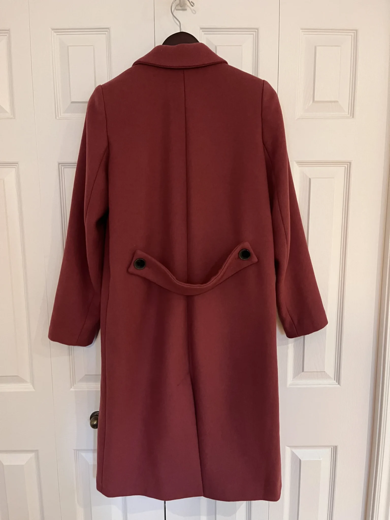 Image for Zara pink long winter coat