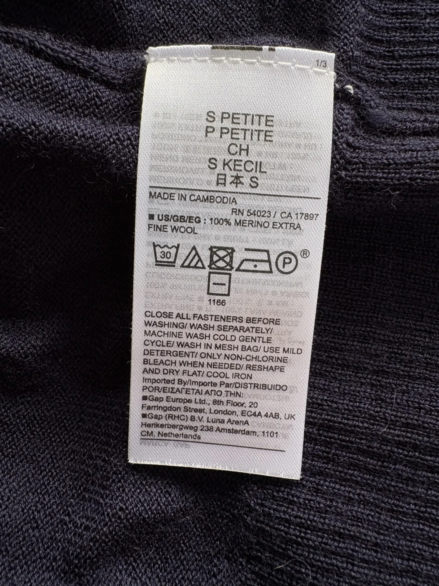 Image for Semi-long cardigan GAP