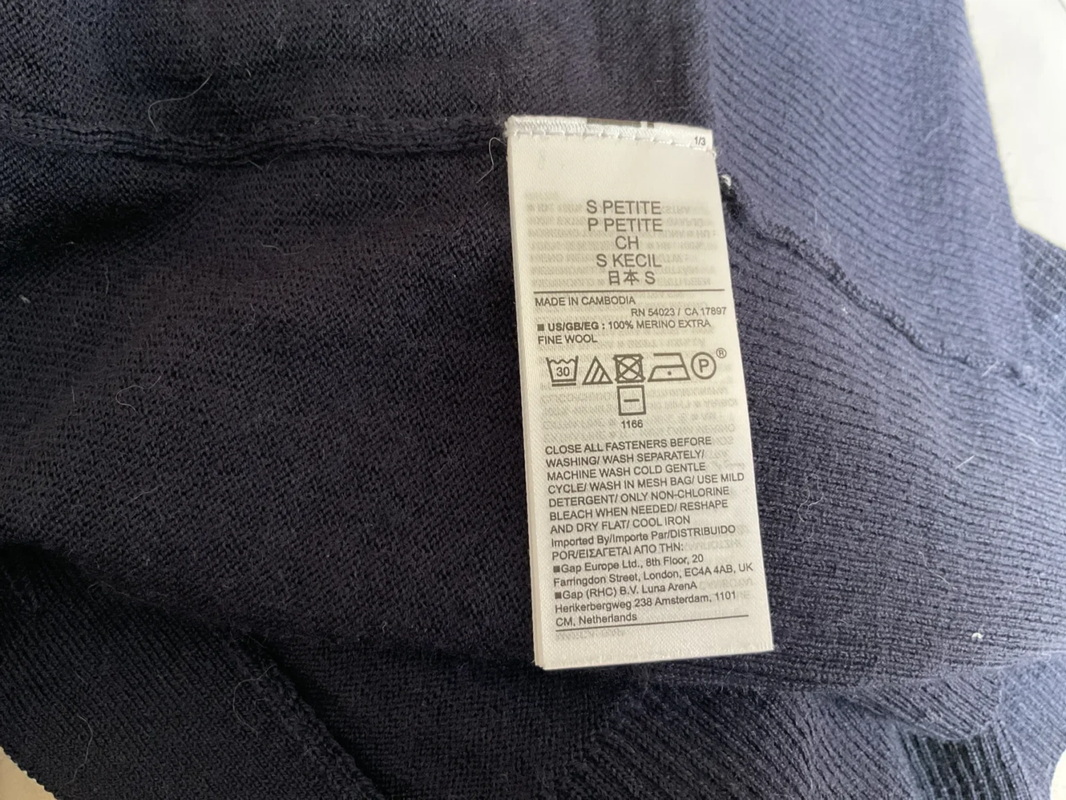 Image for Semi-long cardigan GAP