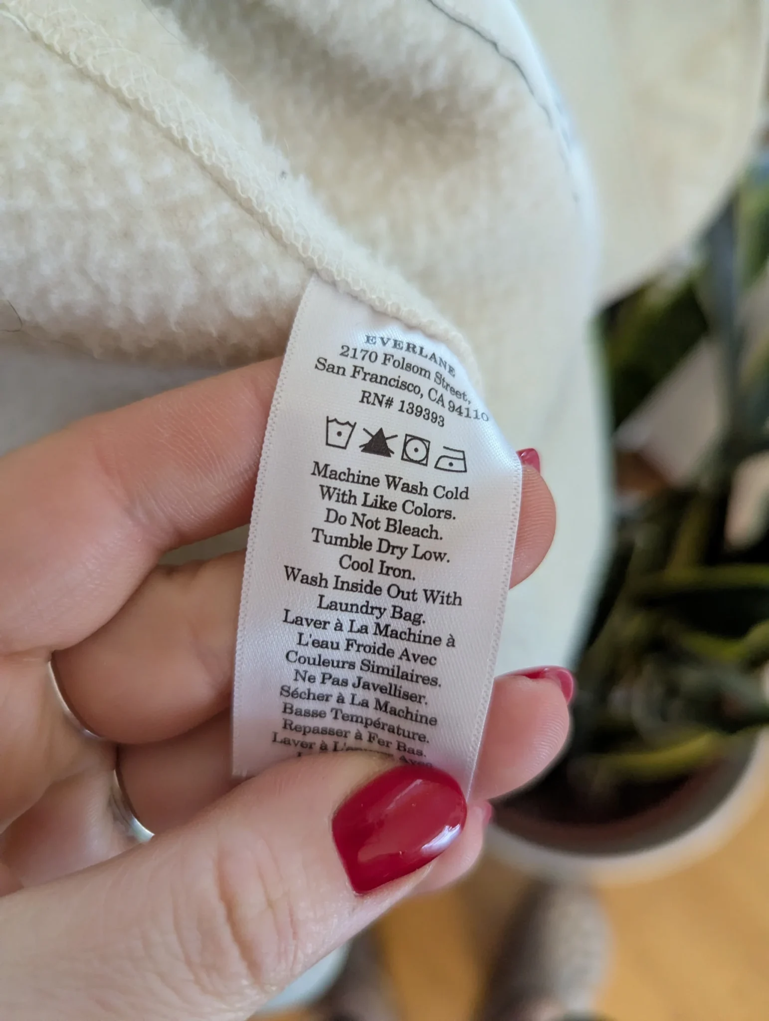Image for Everlane sherpa jacket