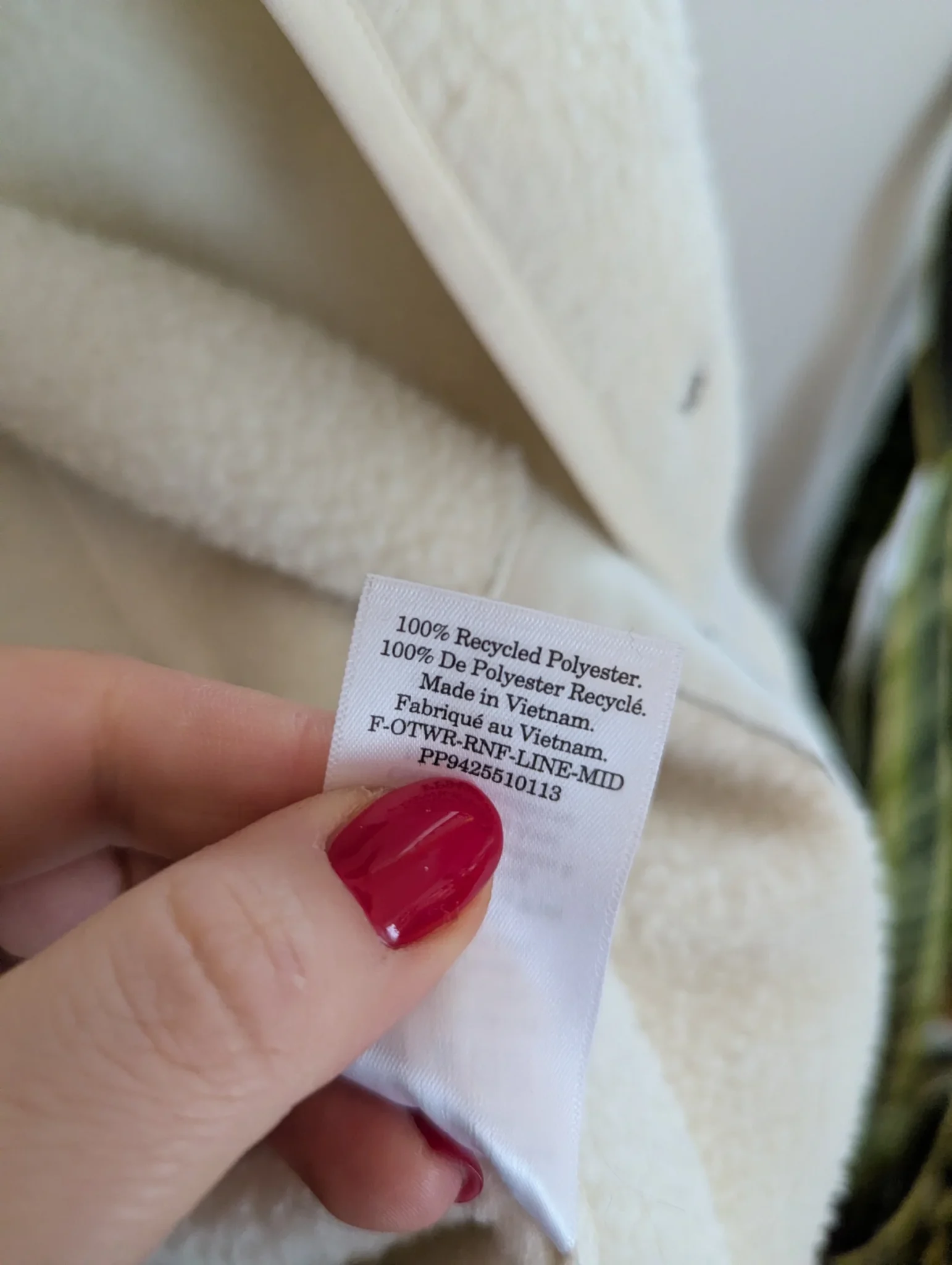 Image for Everlane sherpa jacket