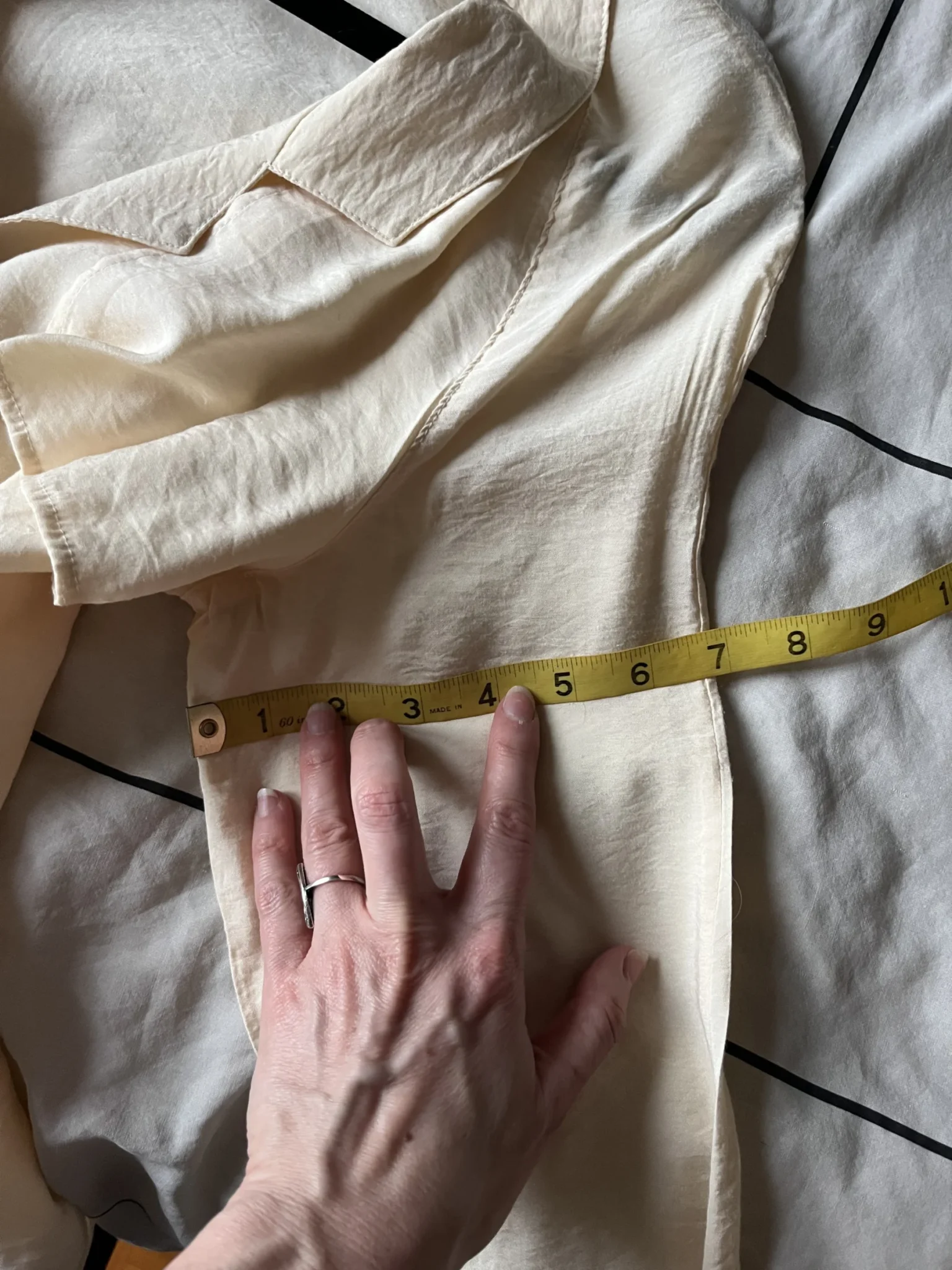 Image for Chemise look trench écru
