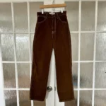Thumbnail for Jeans taille haute jambe droite
