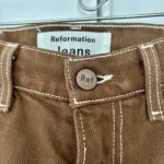 Thumbnail for Jeans taille haute jambe droite