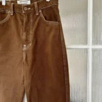 Thumbnail for Jeans taille haute jambe droite