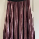 Featured thumbnail for Iridescent burgundy skirt with lining 🌺