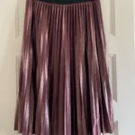 Thumbnail for Iridescent burgundy skirt with lining 🌺