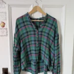 Thumbnail for Pilcro Anthropologie blouse carreaux M