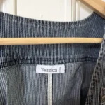 Thumbnail for Vintage style M slim-fit denim waistcoat